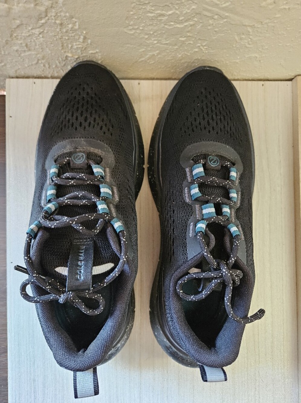 Cole Haan ZER0GRAND Journey Runner Women's Sneakers Black/Teal Size 6.5 B